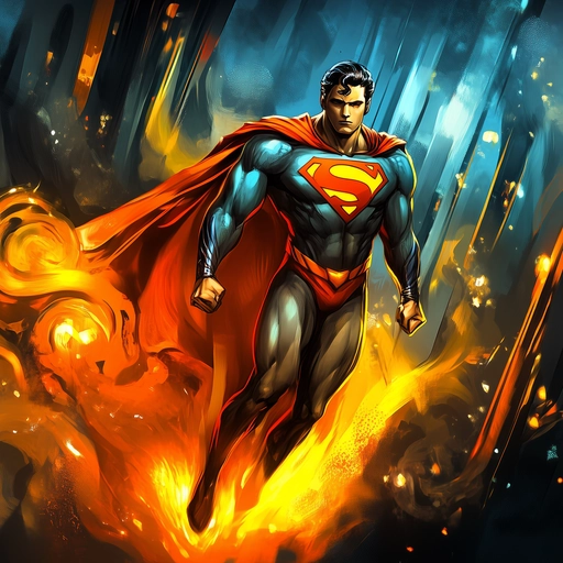 dark superman pfp hd