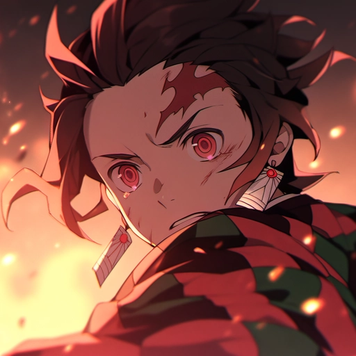demon tanjiro pfp