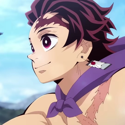 funny tanjiro profile picture