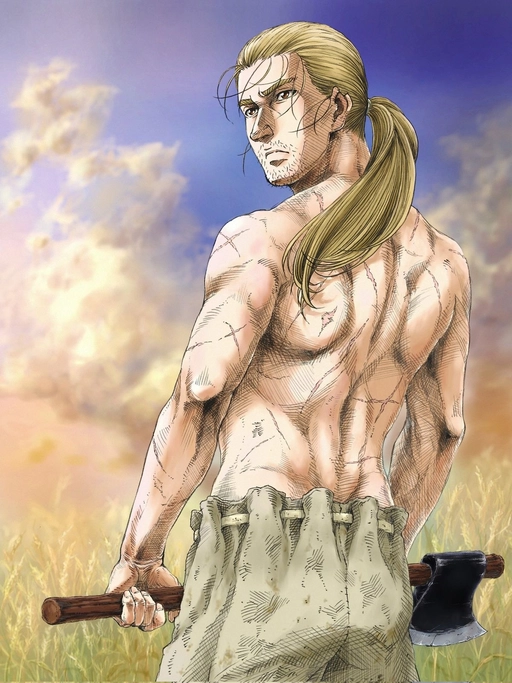 thorfinn pfp sad manga frame