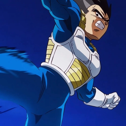 saiyan saga vegeta pfp art