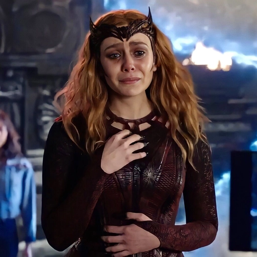 wanda maximoff pfp vibrant art