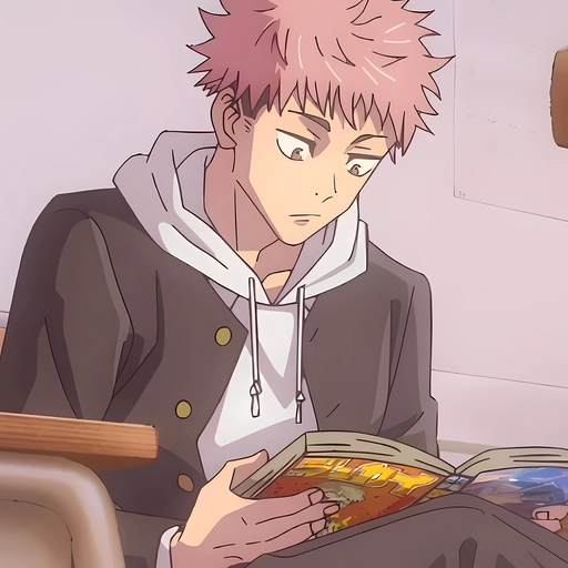 yuji pfp manga shading