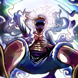 one piece christmas pfp luffy smile