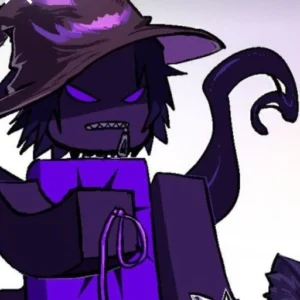 azure forsaken pfp with glow