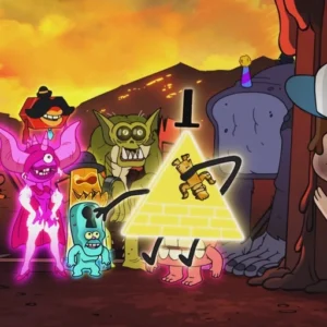 bill cipher pfps dark