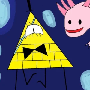 bill cipher pfp 4k design