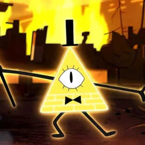 bill cipher profile picture dark