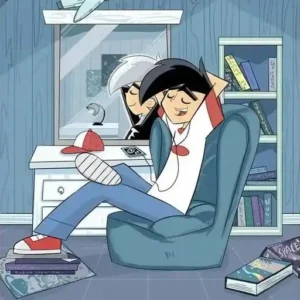 profile picture danny phantom pfp anime style