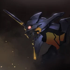 evangelion retro manga style pfp