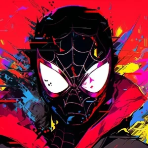 dark glitchcore pfp moody