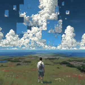 2020 glitchcore pfp old school