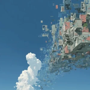 pfp glitchcore edgy art