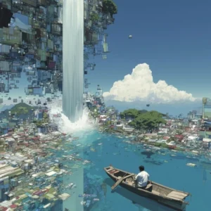 glitchcore matching pfp friends