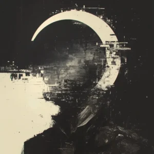 anime glitchcore pfp pastel vibe