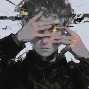 glitchcore matching pfp aesthetic