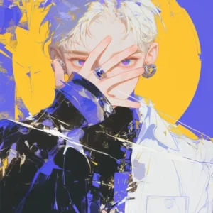 glitchcore pfp creepy cute