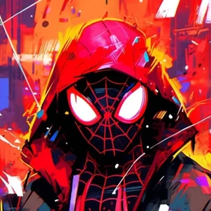 glitchcore matching pfp couple