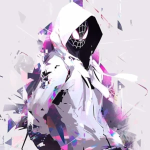 glitchcore pfp digital noise