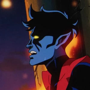 nightcrawler comic pfp playful hero