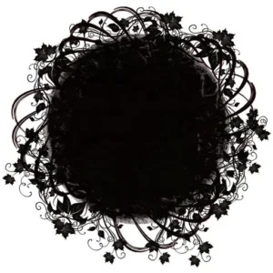 minimalist black and white border