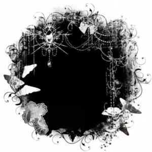 glitter profile picture border