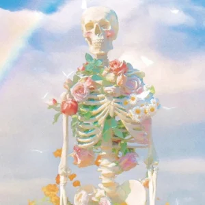 glowing skeleton pfp