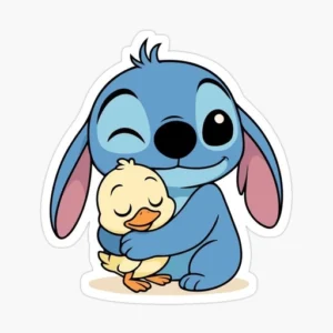 stitch pfp soft blue