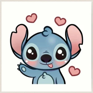 stich pfp happy vibe