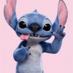 stitch pfp aesthetic pink