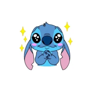 aesthetic stitch pfp pastel