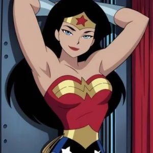 wonder woman pfp retro vibe
