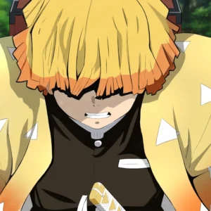 Zenitsu laughing PFP