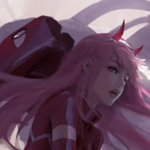 zero two pfp 4k deep eyes