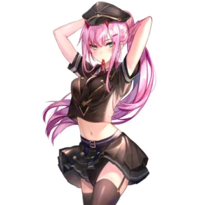 zero two anime pfp bright