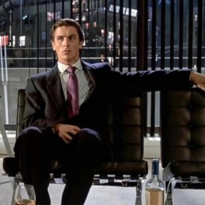 4k patrick bateman pfp intense stare