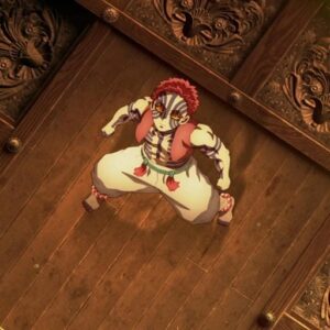 Akaza glowing eyes PFP