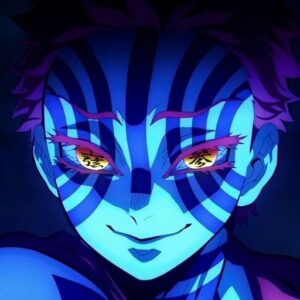 Akaza intense look PFP