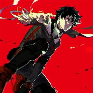 Deku dramatic pose PFP