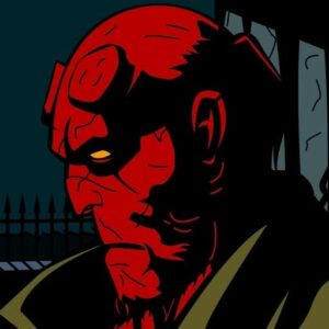 Hellboy pfp neon
