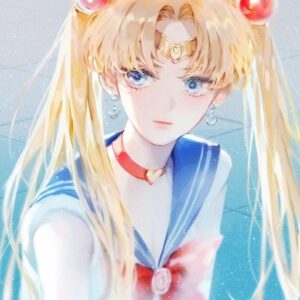 Sailor Moon close-up portrait