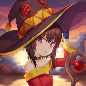 action scene konosuba megumin pfp