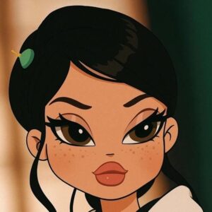 aesthetic bratz pfp confident smile