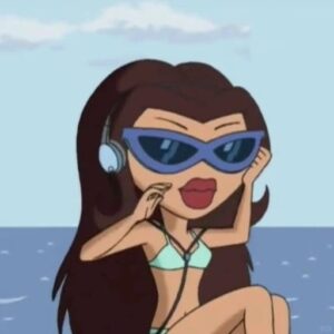 aesthetic bratz pfp shiny eyes