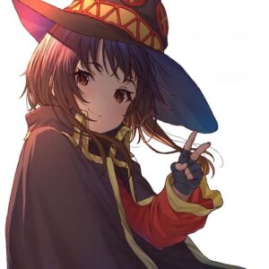 anime portrait cute megumin pfp