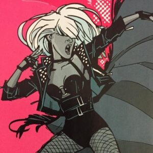 anime style black canary pfp