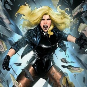 blonde hair black canary pfp