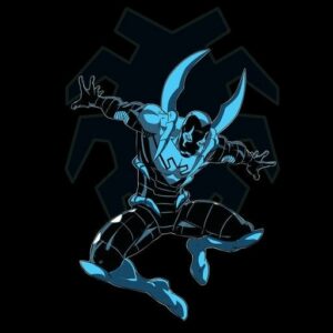 blue beetle pfp digital edit