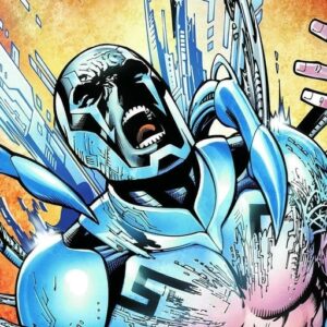 blue beetle pfp futuristic design