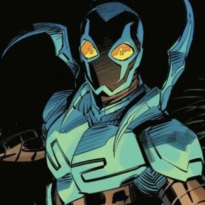 blue beetle pfp heroic pose